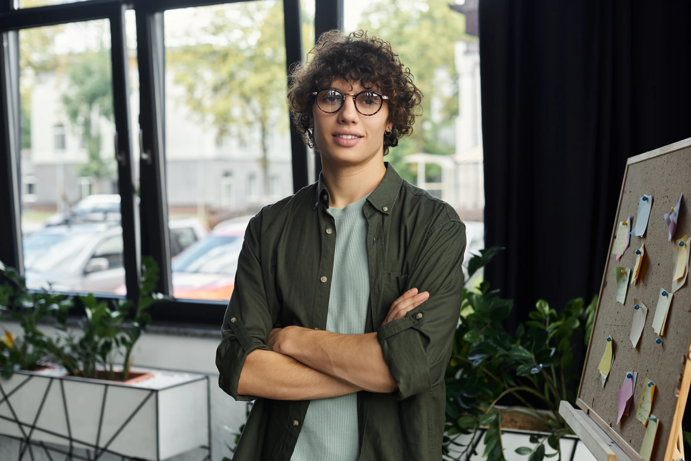 Portret van een collega